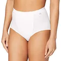 Sloggi Damen Unterhose Control Maxi, 44, Weiß
