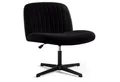 Intimate WM Heart Bürostuhl Ohne Armlehnen, Ergonomischer Schreibtischstuhl (Lesesessel mit 10cm dickem Sitzkissen), Drehstuhl Ohne Rollen, Höhenverstellbar Stuhl