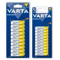 60 x VARTA Batterien Energy Alkaline je 30 x Mignon AA LR6 + Micro AAA LR3, 1.5V