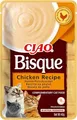 INABA Ciao Bisque Katzenfutter Nass Ohne Getreide und Zucker, Kalorienarm mit 30% Hühnerfleisch, Keine Nebenerzeugnisse, Cremige Paste und Leckere Katzensuppe mit Hochwertigen Zutaten 40 g (1er Pack)