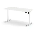 NowyStyl Schreibtisch elektrisch eComo 135 x 65 cm Dekor White