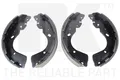 Bremsbackensatz NK 2722861 für NISSAN FORD 295mm RANGER TKE EcoBlue 4x4 TDCi D40