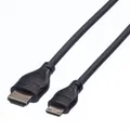 Roline 11.04.5580 HDMI High Speed Kabel mit Ethernet extern geschirmt 2m schwarz