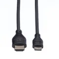 HDMI High Speed Kabel mit Ethernet, HDMI Stecker - Mini HDMI Stecker, 2 m