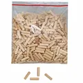 KeyMet 50 Stück Holzdübel 8 x 30 mm Riffeldübel Weichholz Birke Riffeldübel