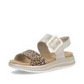 Remonte Damen Riemchensandalen D1J53, Frauen Sandalen,lose Einlage,Sommerschuhe,Freizeitschuhe,offene Schuhe,Strandschuhe,Multi (91),38 EU