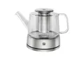 Teekanne ZWILLING Sorrento Teekanne mit Stövchen, 800 ml Transparent hochwertiges Borosilikatglas, 0.8 l, (1-St)