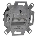 Rutenbeck ClassEA iso Universal-Anschlussdose/Datendose LAN 138104070, 2-fach RJ45, 10 Gbit/s, Unterputz, geschirmt
