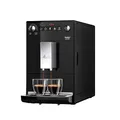 Melitta Purista – Kaffeevollautomat mit Lieblingskaffee-Funktion, Kaffeemaschine mit Mahlwerk und 3-stufig Einstellbarer Kaffeestärke, für Kaffee und Espresso, Schwarz