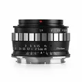 TT Artisan 23mm F/1.4 APS-C Objektiv Anschluss MFT Mount Silver manuelles Weitwinkelobjektiv für spiegellose Kameras TTAL2314MFTS Silber