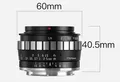 TTArtisan 1.4/23mm Black/Chrome f. M4/3 MFT Panas. Ol. APS-C