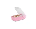 HAN Karteibox HAN Karteibox CROCO transluzent quer inkl. 100 Karten pastellrosa DIN
