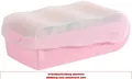 HAN Lernkartei CROCO, A8 quer, pastellrosa-transluzent