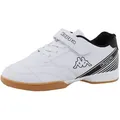 Kappa SONIA Hallenschuh Indoor Sportschuhe, nicht abfärbende Sohle weiß 30 EU