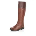 Remonte Damen Schlupfstiefel R6581, Frauen Stiefel,lose Einlage,wasserabweisend,remonteTEX,Winterschuhe,uebergangsstiefel,braun (22),41 EU