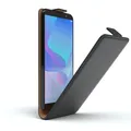 Tasche für Huawei Y6 2018 Flipcase Schutzhülle Handytasche Cover Etui Schwarz