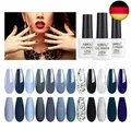 AIMEILI Gel Nail Polish Set, 8ml 12 Colours Soak Off UV LED Gel Nail Polishes