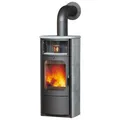 HARK Kaminofen "Opera B", steingrau, Naturstein, 5 kW, Dauerbrand geeignet