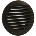 MARLEY Lüftungsgitter, rund, Hart-PVC (PVC-U), braun