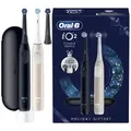 iO Series 2 DUO Pack Geschenk-Edition, Elektrische Zahnbürste (2. Handstück, incl. 3 Aufsteckbürsten) - Transparent