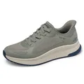 Skechers Herren Hands Free Slip-ins-Bobs Sport Squad Chaos 4 Sneaker, Olive Mesh, 45 EU