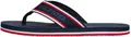 Tommy Hilfiger Herren Comfort Hilfiger Beach Sandal Fm0fm05510 Zehentrenner, Blue (Desert Sky), 45 EU
