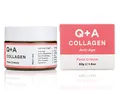 Q+A Kollagen Gesichtscreme. Eine für Vegetarier geeignete, aus Meeresalgen gewonnene Kollagen-Creme für alternde Haut. 50 g