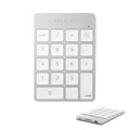 SATECHI 18-Tasten Bluetooth Zahlenblock – Kabelloser Aluminium 18-Tasten Nummernblock – USB-C wiederaufladbares Numpad, Ziffernblock für MacBook, Windows, iMac, Mac mini, Laptops & mehr – Silber