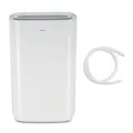 MEDION DH20 Luftentfeuchter elektrisch (bis zu 100m³ (20m²), 20Liter/24h, 43db leise, elektrischer Raumentfeuchter, Normalbetrieb, Wäschemodus, Ventilatorbetrieb, Timer, Bodenrollen, Entfeuchter)