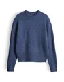 OPUS Damen Pullover | PITAN Regular Strickpullover in Mélange Optik Soft Ink, 38