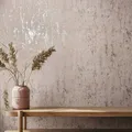 Vliestapete Shabby Putzoptik Industrial Beige Silber Metallic 35124 (5,42€/1qm)