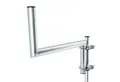 PremiumX SAT-Halterung Z-Ausleger 50cm Ø 42mm Stahl mit Schellen SAT Mast Ausleger