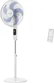 Rowenta Standventilator VU5450 Turbo Silence weiß 40cm 8 Stufen Timer leise
