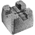 Mr. GARDENER Fundamentstein "Fundamentstein", BxHxL: 22 x 17 x 22 cm, Beton - grau