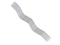 addi Strumpfstricknadeln addi CraSy Snake Lace Nadelspiel Länge 15 cm, 5-teiliges ergonomisches Nadelspiel aus Aluminium