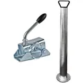 Dema - Stahl Anhängerstütze 60cm Anhänger Stützfuß Anhängerstützen Abstellstütze