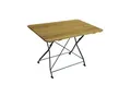 DEGAMO Biergarten - Garnitur MÜNCHEN 5-teilig (4x Stuhl, 1x Tisch 70x110cm), Flachstahl grün + Robinie