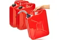 BW Benzinkanister Metall 20 L mit Schraubverschluss mit Ausgießer (mit Ausgießer, Made in Europe), TÜV-geprüft und UN-Zulassung