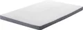 BELIANI Foam Schaumstoffmatratze Grau mit Weiß 80 x 200 cm Kindermatratze Medium Härtegrad