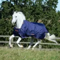 Bucas Therapy Turnout 300g - Navy/Orange, 115