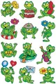 HERMA Sticker DECOR "Frösche" 3 Blatt à 12 Sticker