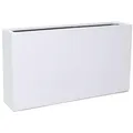 VIVANNO Raumteiler Fiberglas ELEMENTO SLIM Kasten, Weiß matt - 90x20x50 cm - Weiß