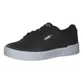 PUMA Carina 2.0 Jr-Sneaker für Mädchen, Puma Schwarz PUMA Schwarz PUMA Silber, 37 EU