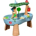 Step2 Dino Showers Wasserspieltisch | Großer Wassertisch mit 13-teiligem Zubehörset | Garten Wasser Spieltisch für Kinder in Blau & Braun - Braun