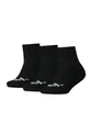 PUMA KIDS Quarter Socken Sneaker Gr. 27-38 für Mädchen und Jungen 3 Paar, Farbe:200 - black, Socken & Strümpfe:31-34