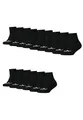 PUMA KIDS Quarter Socken Sneaker Gr. 27-38 für Mädchen und Jungen 15 Paar, Farbe:200 - black, Socken & Strümpfe:31-34