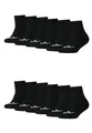 PUMA KIDS Quarter Socken Sneaker Gr. 27-38 für Mädchen und Jungen 12 Paar, Farbe:200 - black, Socken & Strümpfe:31-34