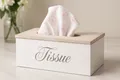Taschentuchbox Kosmetiktücherbox Taschentuchspender Holz Tücher Box Tissue Tasch