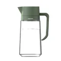 Fiskars Urban Plant Care Gießkanne aus Glas, 0,5l, Stilvolles Design für Zimmerpflanzen, Ergonomischer Griff, Höhe 19,9 cm, Glas, Olivgrün, 1080775