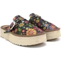 Damen Clogs Calceo mit Blumen CAL4603 40 - 40
